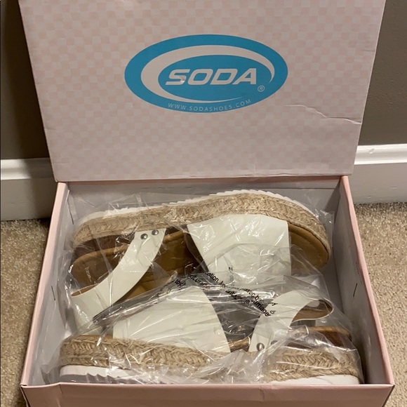 Soda Shoes - Soda shoes white espadrilles